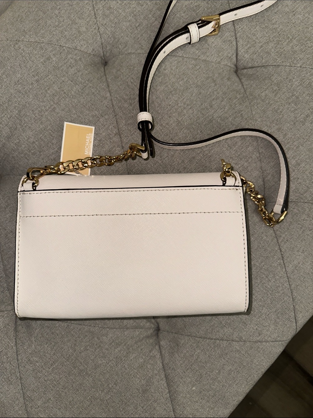 Michael Kors white Crossbody Chain Strap Shoulder Bag - Picture 6 of 8